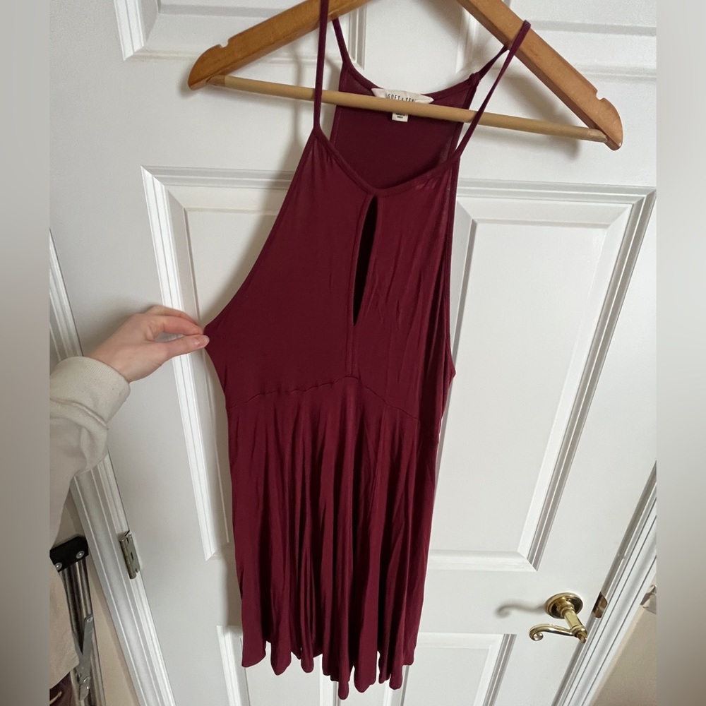 American Eagle maroon dress